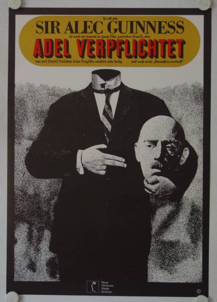 Adel verpflichtet originales deutsches Filmplakat (R60s)